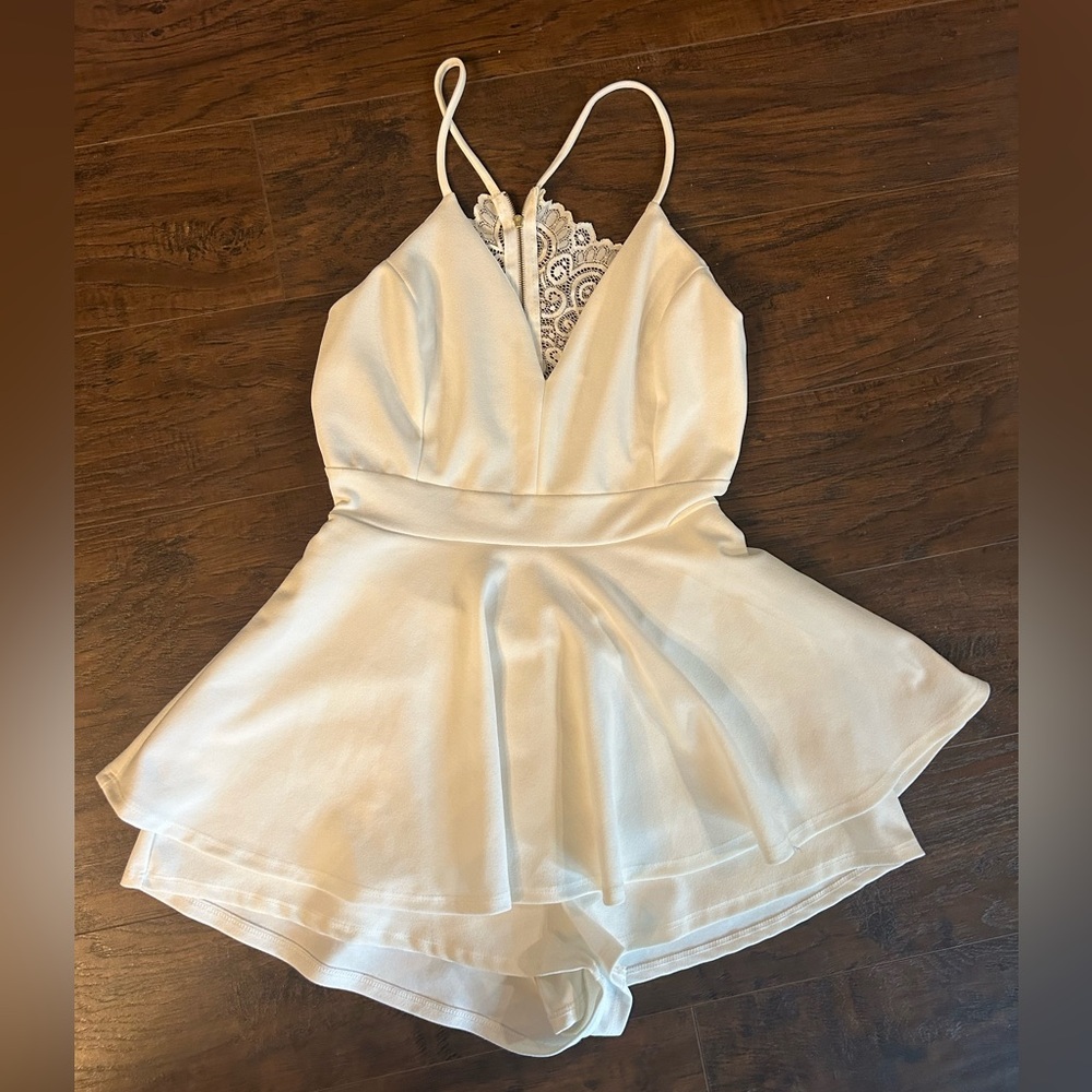 White romper, Perfect for bridal/honeymoon